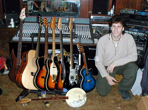 Steve and his Guitars